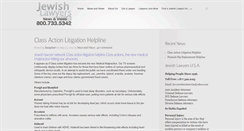 Desktop Screenshot of news.jewishlawyersusa.com