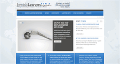 Desktop Screenshot of jewishlawyersusa.com